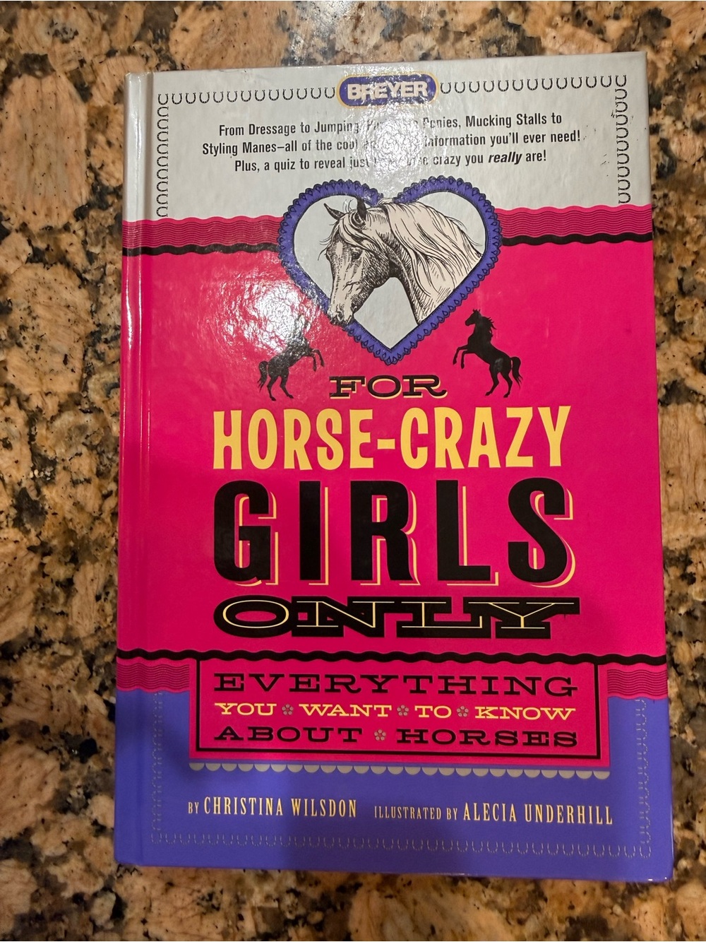 Breyer Bright Pink & Purple 'Howdy, Horse Girls!' Cover book